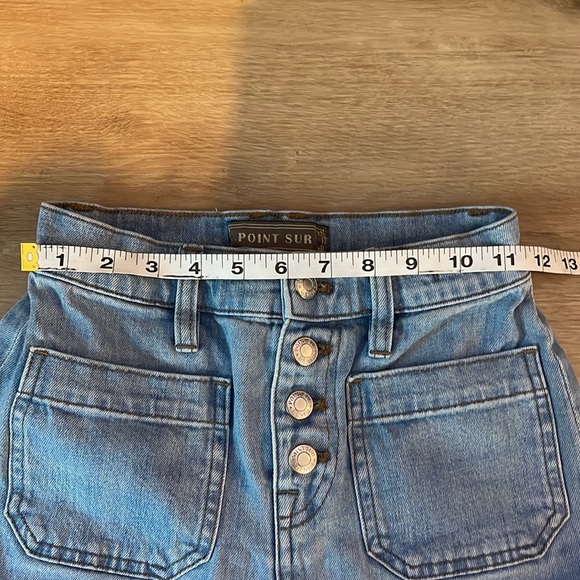 J. Crew Point Sur wide-leg crop jean in clean light wash sz 23P - Picture 5 of 12